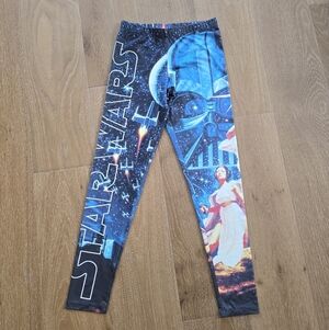 Star Wars Princess Leia & Luke Leggings – Women’s Size M ✨